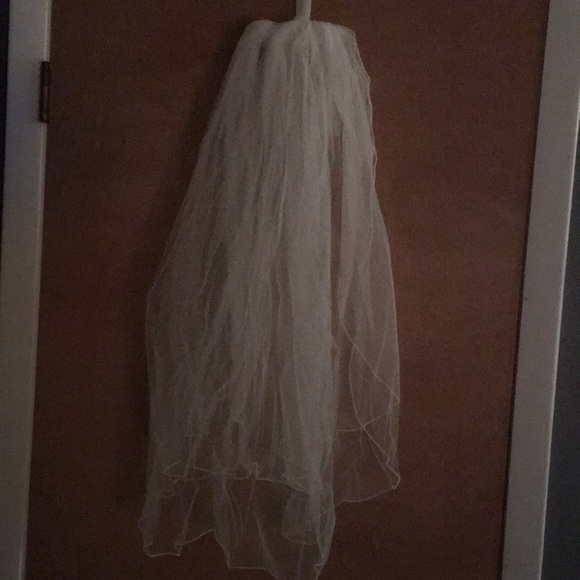 Wedding dress with matching veil